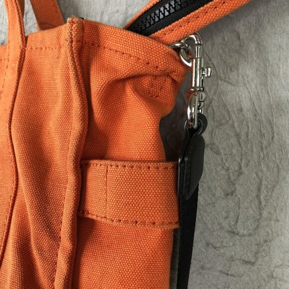 The Marc Jacobs Tote Bag Womens Orange Canvas Magda Archer Stay Fresh Crossbody - Picture 13 of 16
